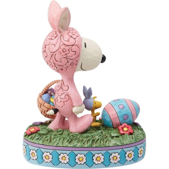 Enesco Peanuts by Jim Shore Snoopy and Woodstock Easter Bunnies Figurine, NIB - Picture 3 of 8